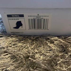 Black, XOXO Booties, Size 9